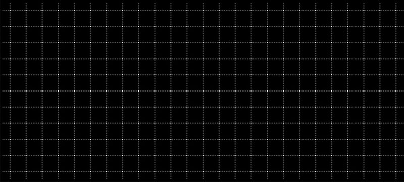 Blueprint grid black square graph paper with clean white lines for architecture drawing, building plan, engineering sketch and technical page background.