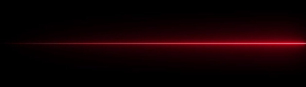Abstract glowing neon line icon in red color on black background animation. 4k motion graphics video.