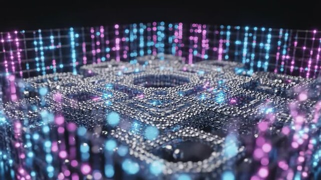 A captivating abstract image evoking energy and transformation. Ideal for conveying innovation, technology, and the power of change in marketing mater