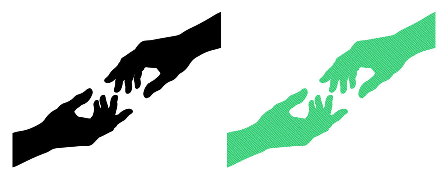 Reaching hands symbolizing connection, support, and hope