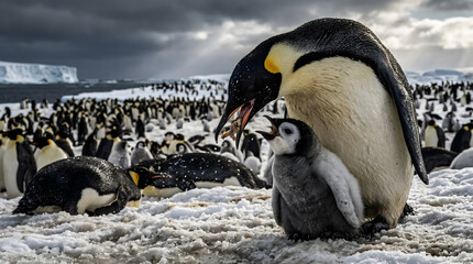 Obraz premium Emperor penguin