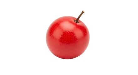 Fresh Red Apple Isolated on White Background