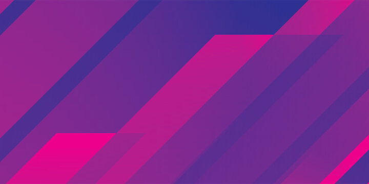 Vibrant Abstract Geometric Shapes in Purple and Pink Gradient.