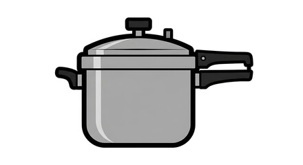 Obraz premium Pressure Cooker Kitchen Cooking Pot.