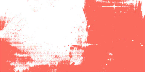 Abstract a striking image featuring abstract artistic strokes of bold coral color, creating a dynamic visual narrative. This captivating design seamlessly blends the raw texture of paint strokes. © Xw