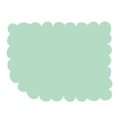 Wave Shaped Frame Vector