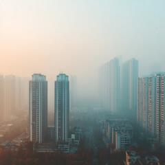 Obraz premium Apartment air pollution