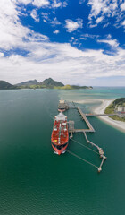 Fototapeta premium Marsden Oil Refinery - New Zealand