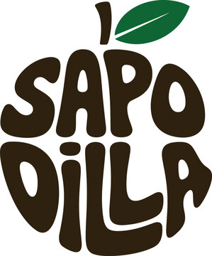 Creative logo design featuring a stylized apple with sapo dilla text