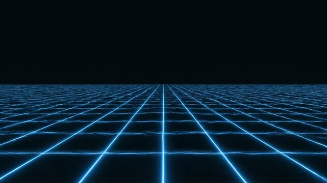 Retro Wave Grid - A Nostalgic Journey Through Digital Landscapes.