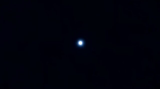 A single, bright light illuminating the darkness