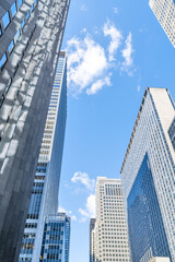 Looking up At New York kCity Skyscrappers