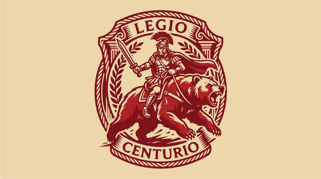 Roman Centurion Riding Horse.