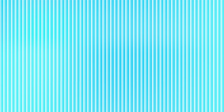 Transparent corrugated plastic ribbed glass background with abstract line patterns. 3D gradient light effects for retail windows or architectural panels.