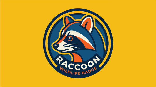 Raccoon Wildlife Logo Design.