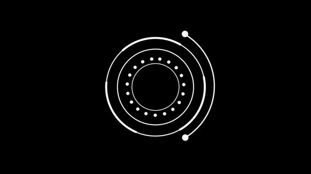 Animated of Focus concept in 4K background.