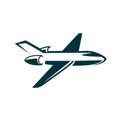Airplane logo design template illustration vector