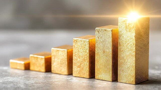 Golden Ratio Growth Timeline Visualization Representing Accelerating Capital Expansion and Compounding Financial Momentum.