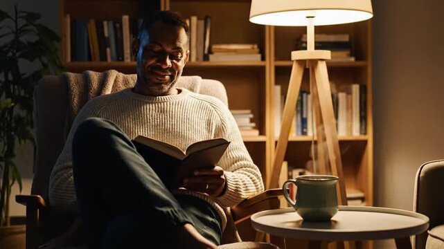 Busy city work, healthy breakfast, peaceful bedroom scene