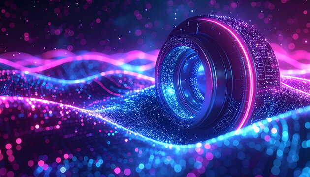 Digital Data Security Safe Vault &ndash; Cybersecurity and Data Protection Technology Concept Illustration