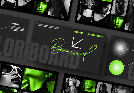 Brand Identity Board Presentation Template