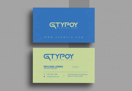 Business Card Layout