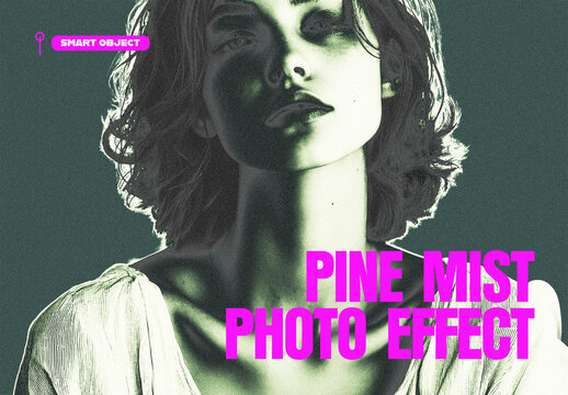 Pine Mist Cinematic Portrait Photo Effect Template