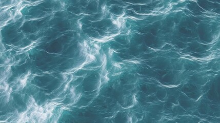 Fototapeta premium Top view of the sea rendered as a repeating blue water pattern, great for adding a serene, oceanic feel to packaging, stationery, or interior decor.