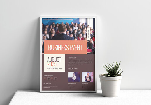 Business Conference Poster Template