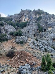 Fototapeta premium Mountain landscapes in the canyon of Turkey