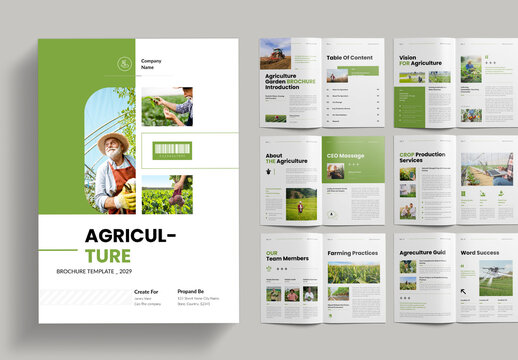 Agriculture Brochure Template