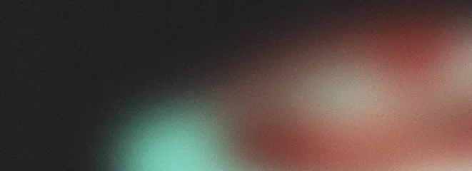 Dark moody light leak background featuring teal and orange bokeh on grainy black surface inspired by vintage night photography and retro film style © visionart