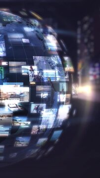 Global network of digital media content streaming