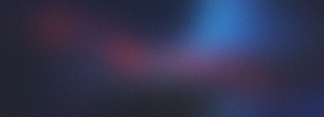 Fototapeta premium Abstract background featuring grainy texture with soft blue and pink light leaks across dark surface creating cinematic atmosphere for digital design