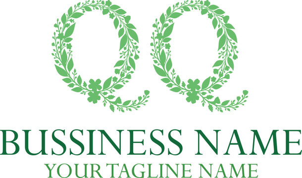 QQ Q qq initial logo | initial based abstract modern minimal creative logo, vector template image. luxury logotype logo, real estate homie logo. typography logo. initials logo