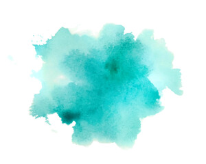 Plakat hand drawn watercolor liquid splatter dirty backdrop design