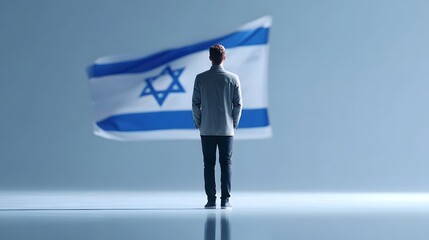 Obraz premium This portrait captures a moment of stoic resolve and deep self assurance reflecting a strong connection to heritage and unwavering optimism for the future