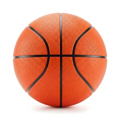 Fototapeta premium Standard orange basketball isolated on white