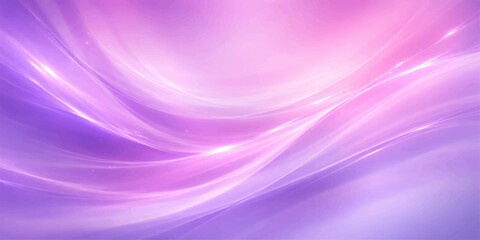 Obraz premium An abstract purple and pink wallpaper design features smooth flowing waves and violet silk textures with artistic light lines and a wavy motion pattern for an energetic backdrop