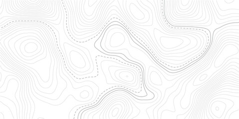 Abstract discovery topographic map banner texture background, modern curve abstract topo map design,Contour background geographic grid. Vector illustration. © AFROZAOPORNA