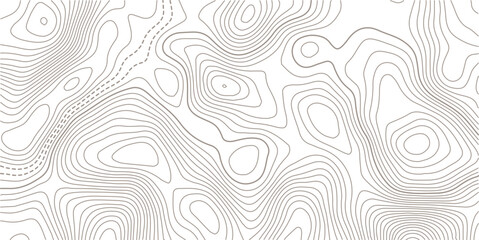 Abstract discovery topographic map banner texture background, modern curve abstract topo map design,Contour background geographic grid. Vector illustration. © AFROZAOPORNA