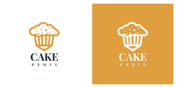 cake pedia logo design