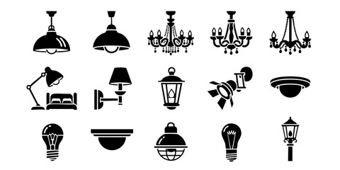 A collection of various lamps and light fixtures on display © Dhani