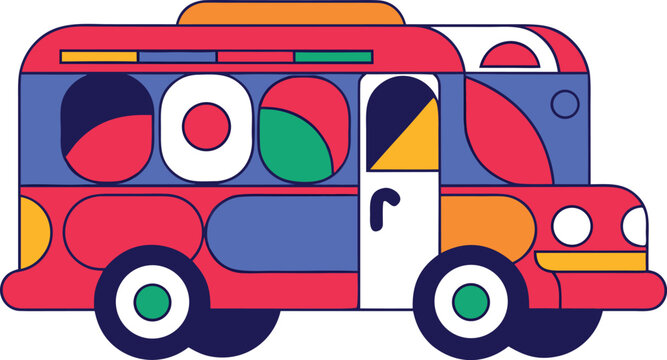 Bus Image With White Background 