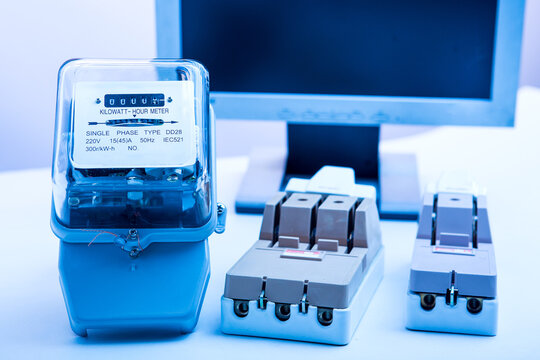 Circuit breakers on the background