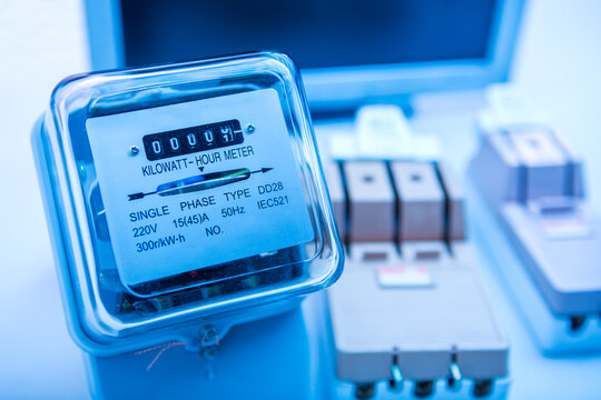 Circuit breakers on the background