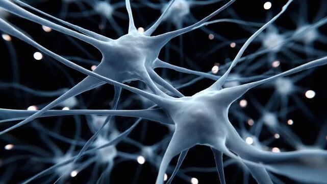 Neural Network Complexity: Captivating visual that displays the intricate architecture of the human brain.