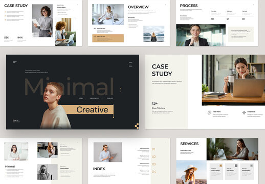 Minimal Creative Portfolio Presentation Template