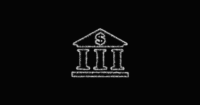 Sketch account balance icon animation - smooth progressive reveal