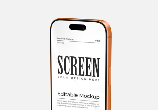 Smartphone Screen Mockup